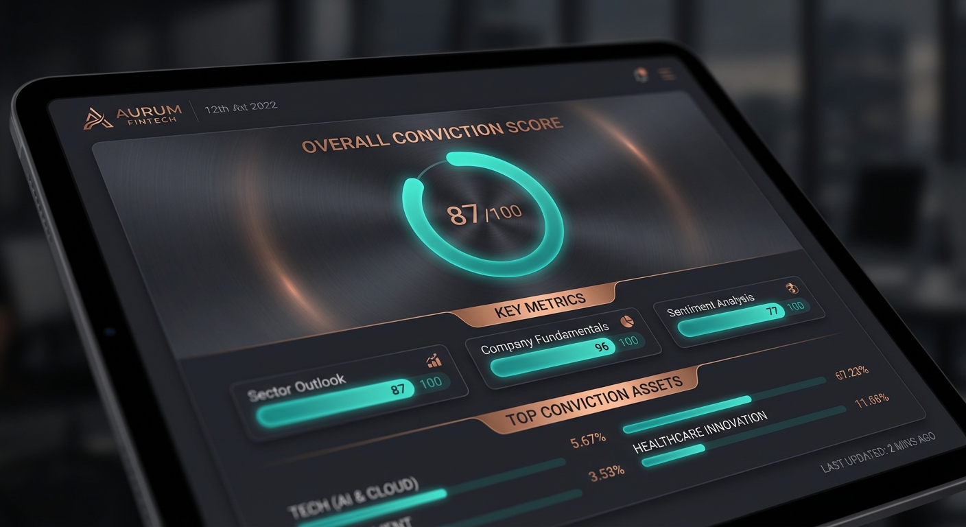 Conviction scoring dashboard